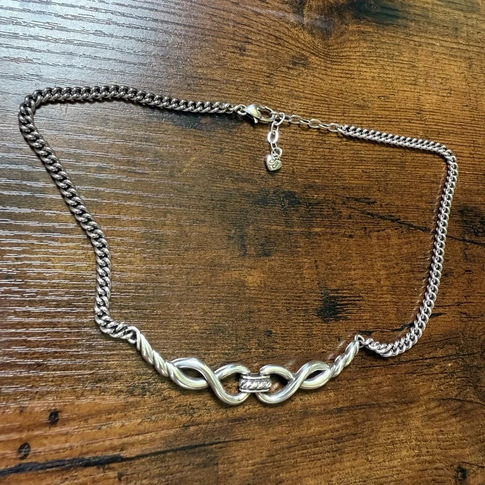 Brighton Interlok Infinity Collar Necklace - Picture 5 of 7